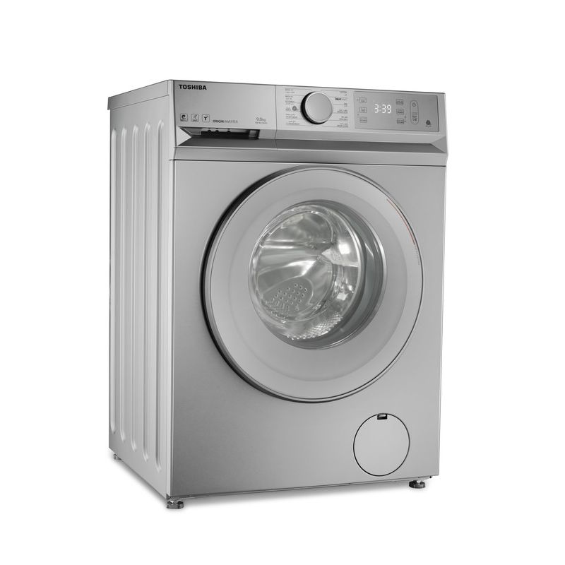 Toshiba Front Load Automatic Washing Machine, 9Kg, Inverter Motor, Silver - TW-BL100A4EG(SS) Toshiba Front Load Automatic Washing Machine, 9Kg, Inverter Motor, Silver - TW-BL100A4EG(SS)